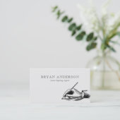 Visitekaartje van de Notaristekenaar van de Lening (Staand voorkant)