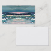 Visitekaartje van de oceaanmoonlight-golfband van  (Voorkant / Achterkant)