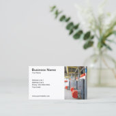 Visitekaartje van de onderneming voor de reparatie (Staand voorkant)