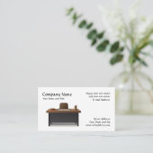 Visitekaartje van de onderwijzeres (Staand voorkant)