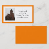 Visitekaartje van de oude kerk (Voorkant / Achterkant)