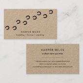 Visitekaartje van de paardenfokkerij (Voorkant / Achterkant)