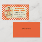 Visitekaartje van de papierbakkerij van de rotswan (Voorkant / Achterkant)