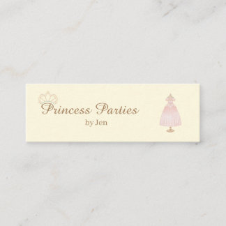 Visitekaartje van de partij Mini Princess