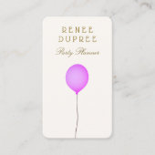 Visitekaartje van de Planner (Voorkant)