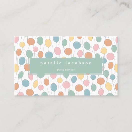 Visitekaartje van de Planner van de Balloons (Voorkant)