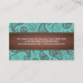 Visitekaartje van de pompoen (Achterkant)