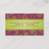 Visitekaartje van de pompoen (Achterkant)