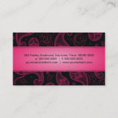 Visitekaartje van de pompoen (Achterkant)