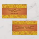 Visitekaartje van de pompoen (Voorkant / Achterkant)