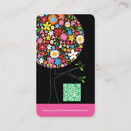 Visitekaartje van de Pop van de  van de flessenblo (Achterkant)