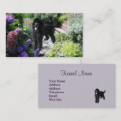 Visitekaartje van de porseleinfokker (Voorkant / Achterkant)