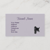 Visitekaartje van de porseleinfokker (Achterkant)