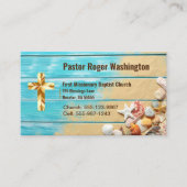 Visitekaartje van de predikant van de Bijbel van D (Voorkant)