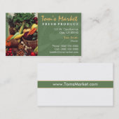 Visitekaartje van de productiemarkt (Voorkant / Achterkant)