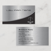 Visitekaartje van de professionele advocatuur (Voorkant / Achterkant)