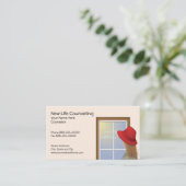 Visitekaartje van de raadsman (Staand voorkant)