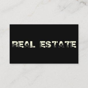 Visitekaartje van de Real Estate Agent