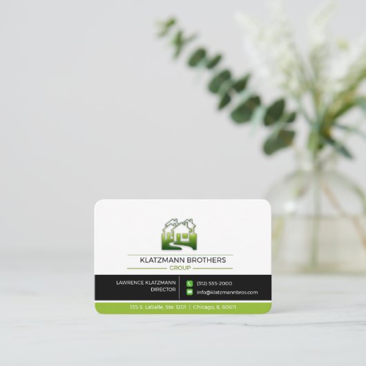 visitekaartje van de realiteitengroep (Staand voorkant)