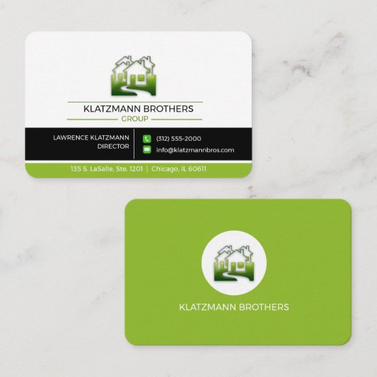 visitekaartje van de realiteitengroep (Voorkant / Achterkant)