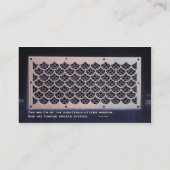 Visitekaartje van de rechter (Achterkant)