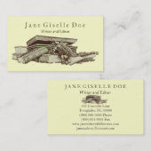  Visitekaartje van de redacteur; Krokodil en boeke (Voorkant / Achterkant)