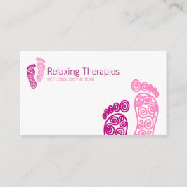 Visitekaartje van de reflexologie