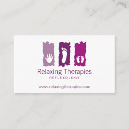 Visitekaartje van de reflexologie