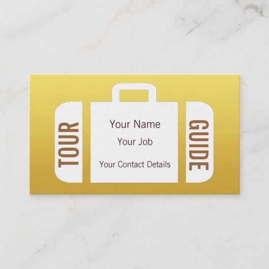 Visitekaartje van de Reizigergids voor kofferreisa (Voorkant)