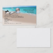 Visitekaartje van de Reizigersdienst voor cruisesc (Voorkant / Achterkant)