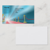 Visitekaartje van de Rode tapijtingang (Voorkant / Achterkant)