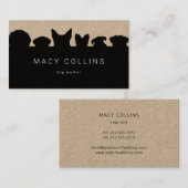 Visitekaartje van de roesthond (Voorkant / Achterkant)