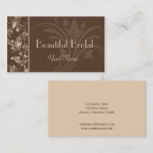 Visitekaartje van de Rol van de chocolade en van (Voorkant / Achterkant)