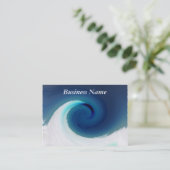 Visitekaartje van de ronddraaiende golven van de r (Staand voorkant)