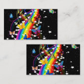 Visitekaartje van de rondvliegende regenboog (Voorkant / Achterkant)