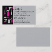 Visitekaartje van de Salon van het Haar van de (Voorkant / Achterkant)