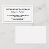 Visitekaartje van de schonere en vlakke sluiter (Voorkant / Achterkant)