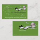 Visitekaartje van de "Ship Plane Train Agency" (Voorkant / Achterkant)