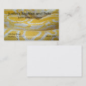 Visitekaartje van de slang (Voorkant / Achterkant)