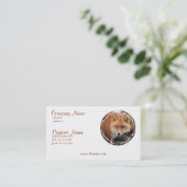 Visitekaartje van de soort "Fox Species" (Staand voorkant)