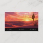 Visitekaartje van de Southwestern Sunset Desert (Voorkant)