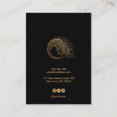 Visitekaartje van de Spirituele boom van het leven (Achterkant)