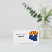Visitekaartje van de staat Arizona (Staand voorkant)