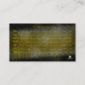 Visitekaartje van de Steen van het Aloë van de (Achterkant)