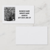 Visitekaartje VAN DE STROOM- OF STROOMARRANGER (Voorkant / Achterkant)