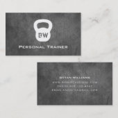 Visitekaartje van de Trainer van Kettlebell het (Voorkant / Achterkant)