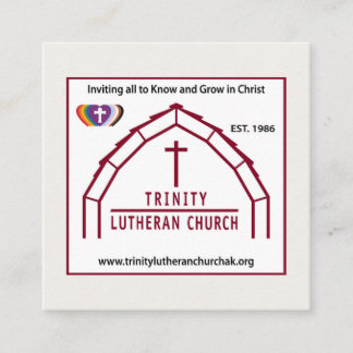 Visitekaartje van de Trinity Lutheran Church
