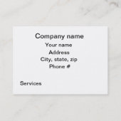 visitekaartje van de tuinwaterval (Achterkant)