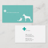 Visitekaartje van de veeartsenkruising (Voorkant / Achterkant)