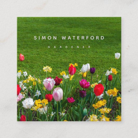 Visitekaartje van de Veerbloem (Voorkant)